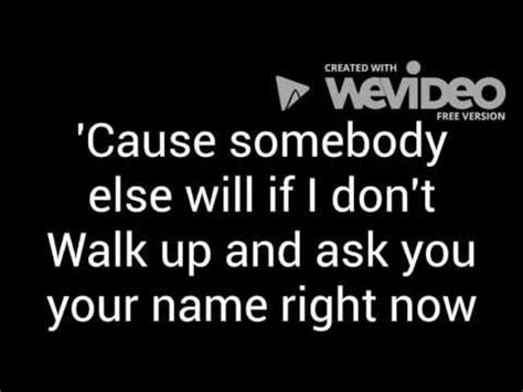 somebody else will lyrics.